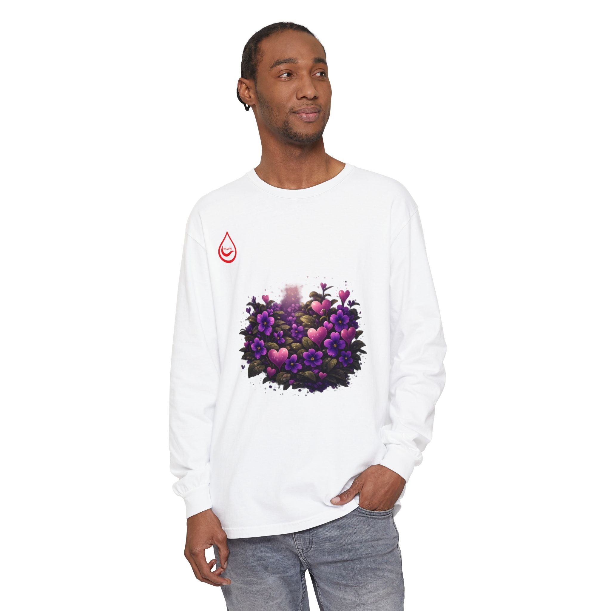 BS WETWEAR WHERE LOVE GROWS LONG SLEEVE T-SHIRT