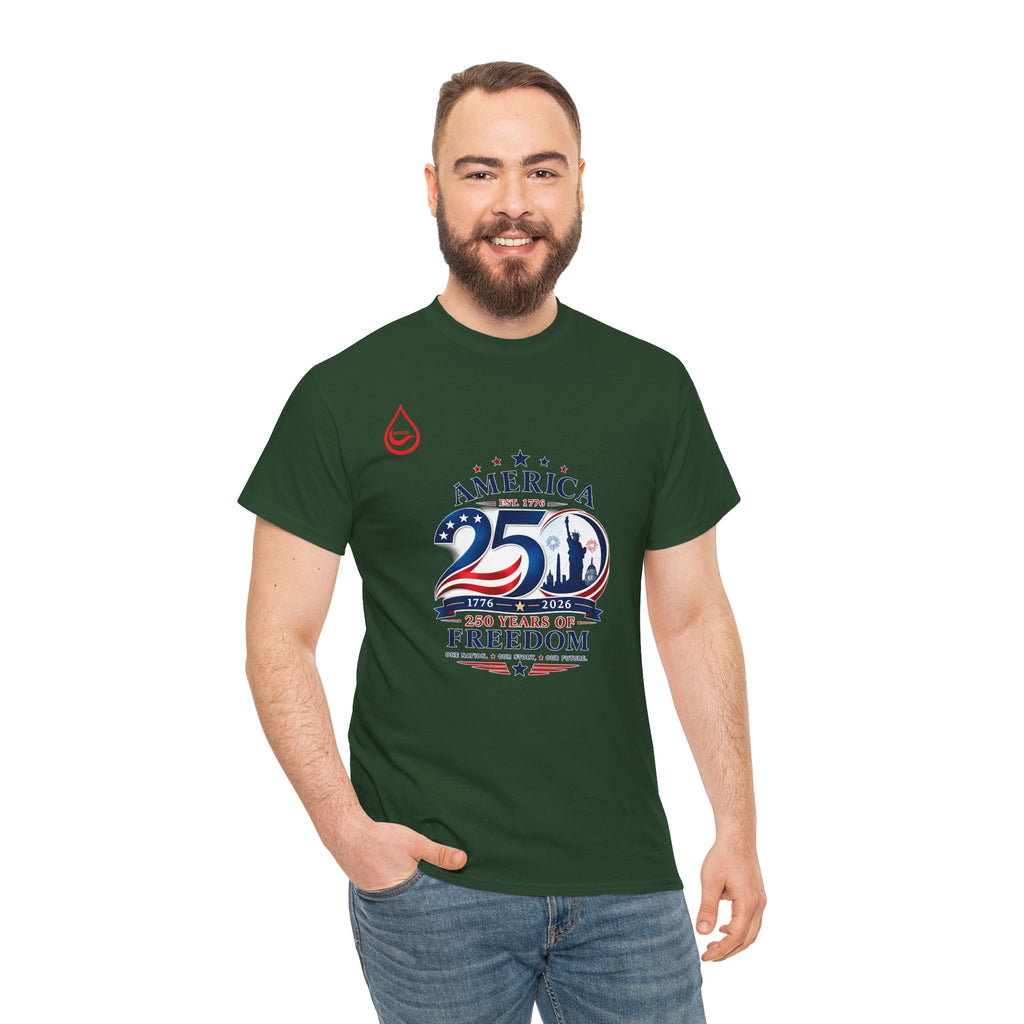 BS WETWEAR AMERICA 250 YEARS OF FREEDOM T-SHIRT