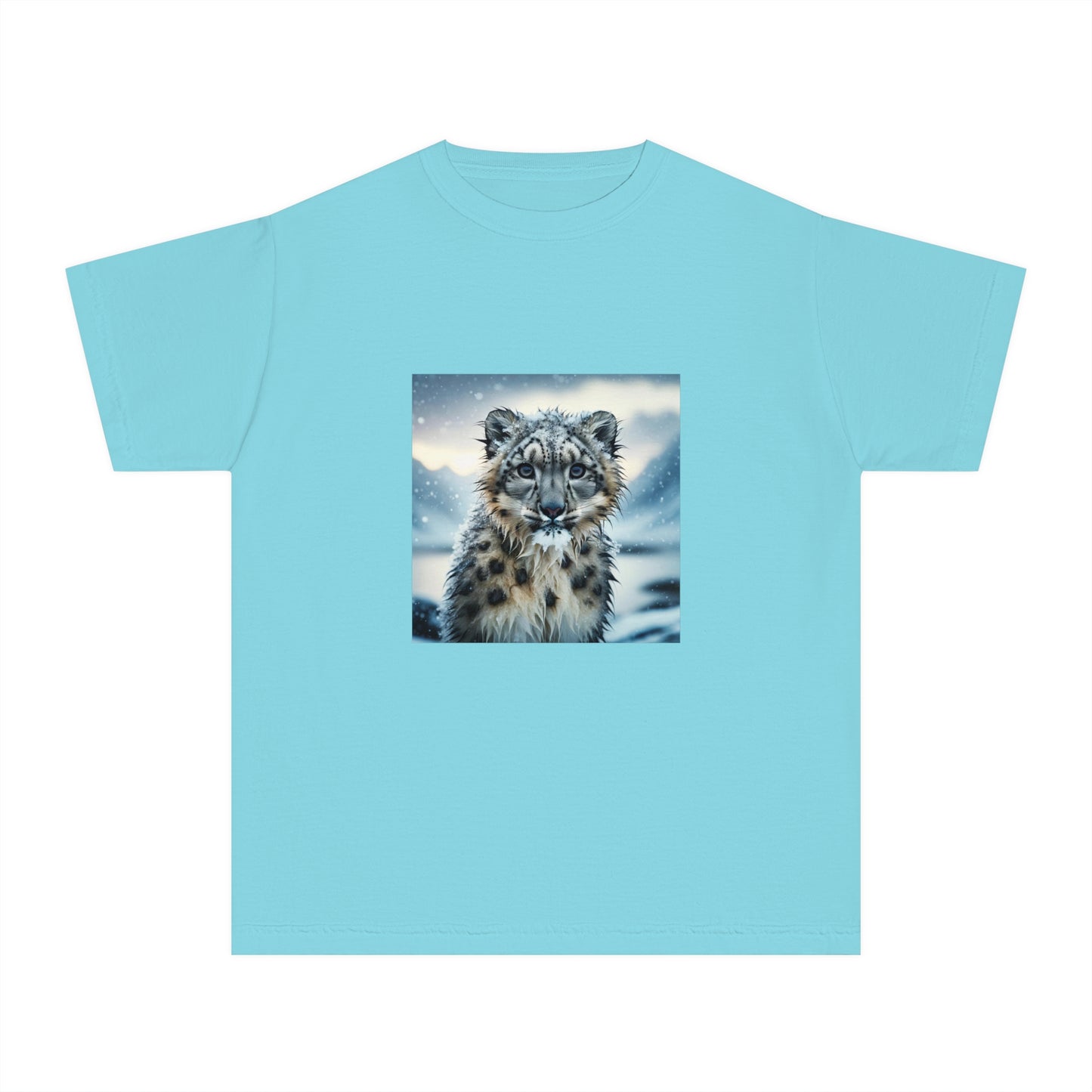 KIDS WET SNOW LEOPARD TEE