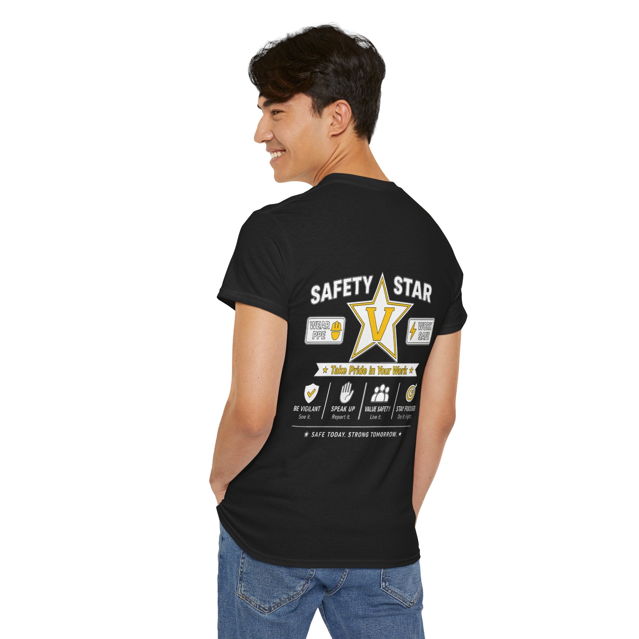 BS WETWEAR SAFETY STAR V T-SHIRT