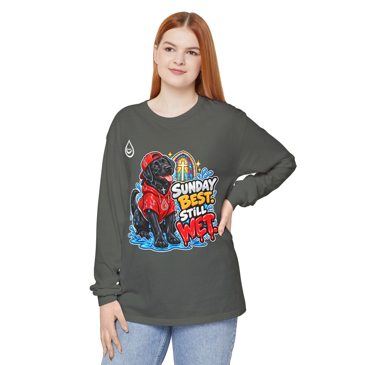 BS WETWEAR SUNDAY SERVICE SPLASH SQUAD LONG SLEEVE T-SHIRT