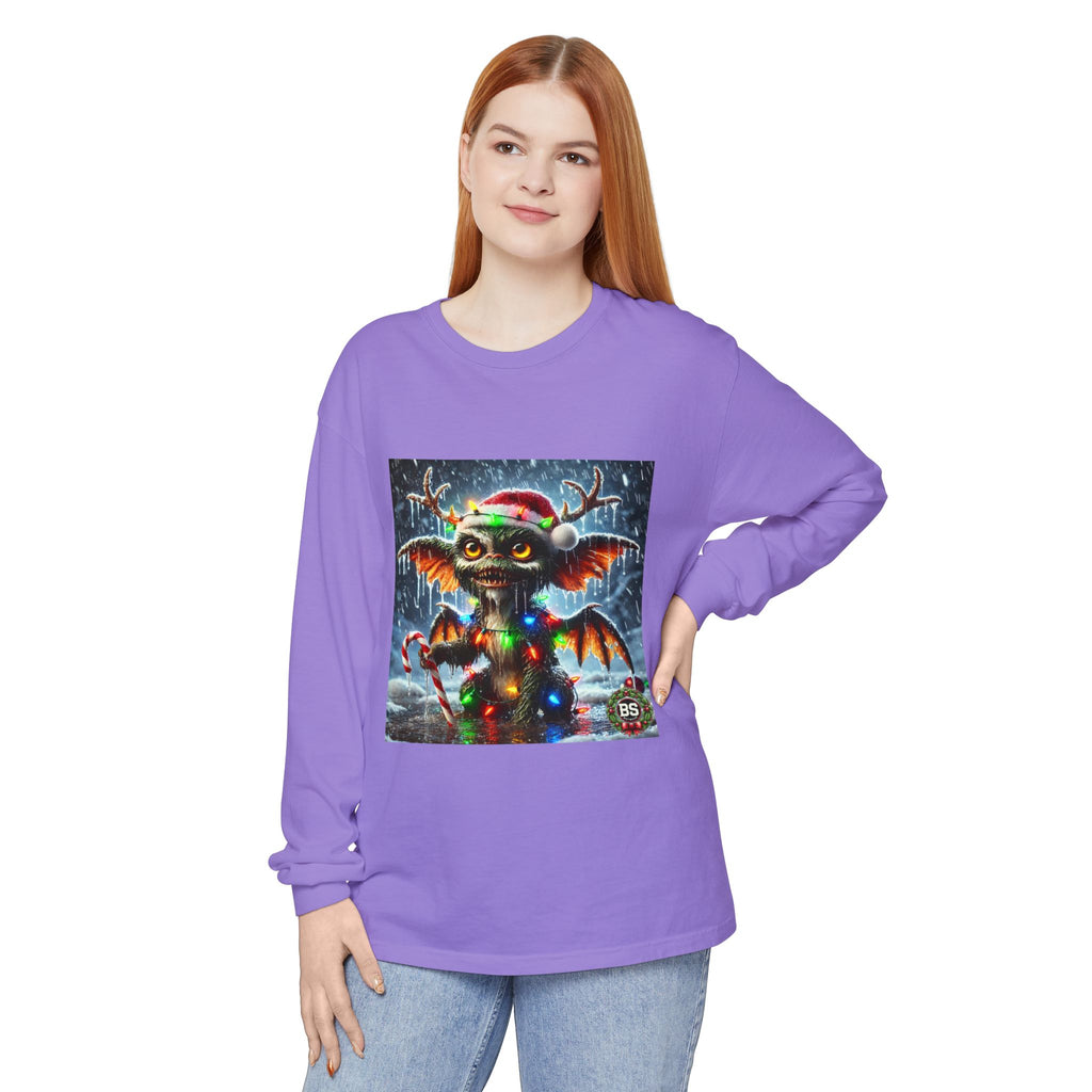 BS WETWEAR WET GREMLIN REINDEER  LONG SLEEVE T-SHIRT