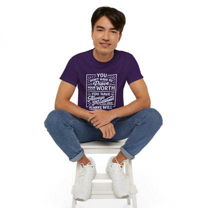 BS WETWEAR I MATTERED THEN, I MATTER NOW T-SHIRT