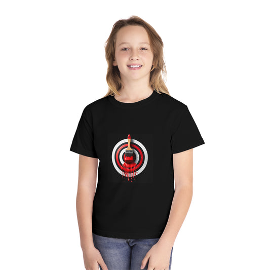 KIDS WET BULLSEYE PAINT BRUSH TEE