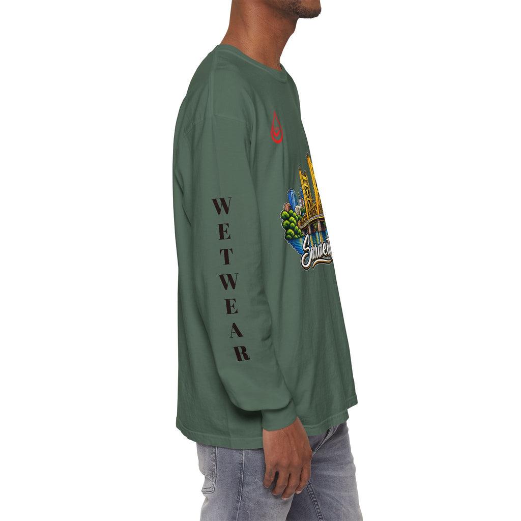 BS WETWEAR SACRAMENTO 916 CITY VIBES LONG SLEEVE T-SHIRT