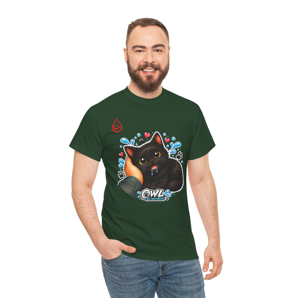 BS WETWEAR SMALL CAT BIG FEELINGS T-SHIRT
