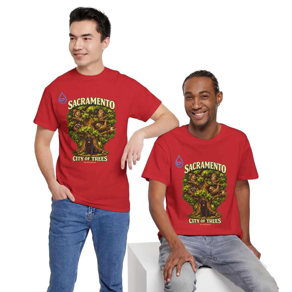 BS WETWEAR ROOTED IN SACRAMENTO T-SHIRT