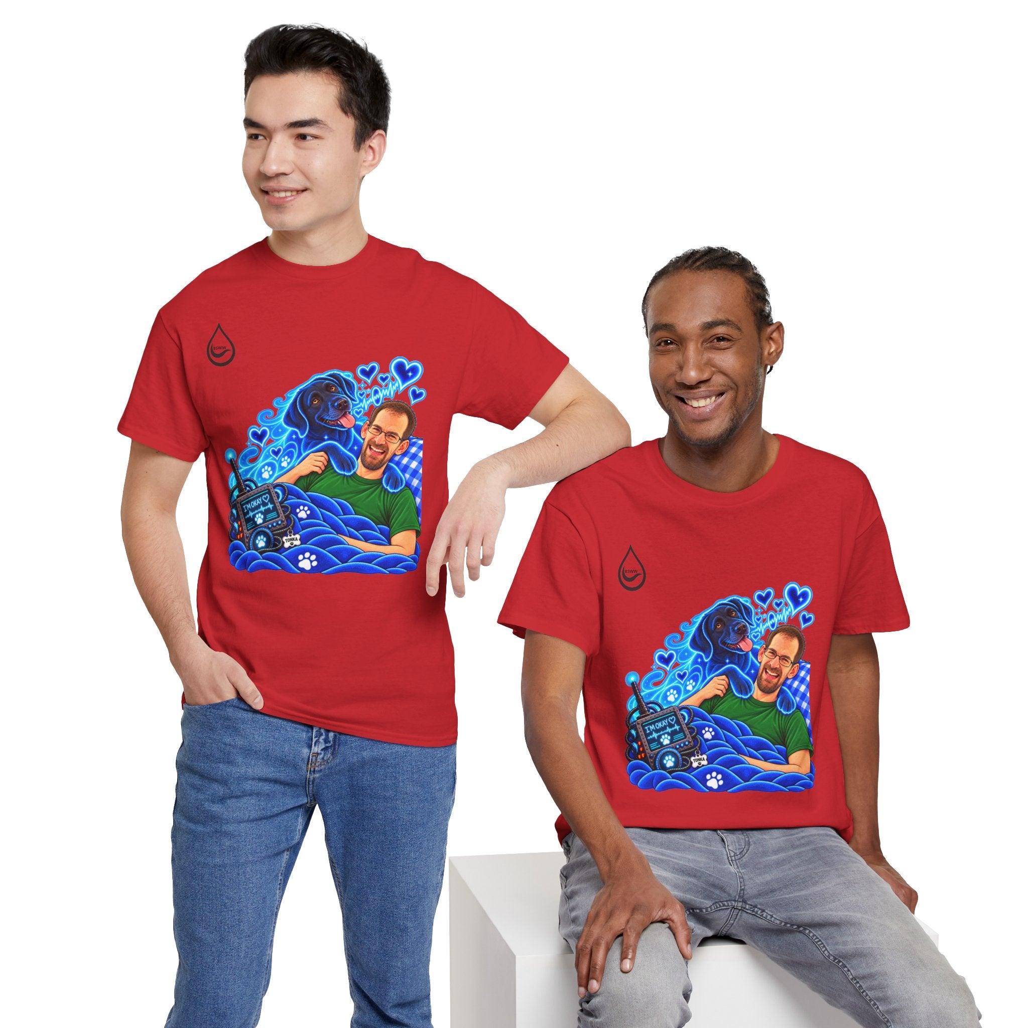 BS WETWEAR MY DOG IS BETTER THAN MEDICINE T-SHIRT