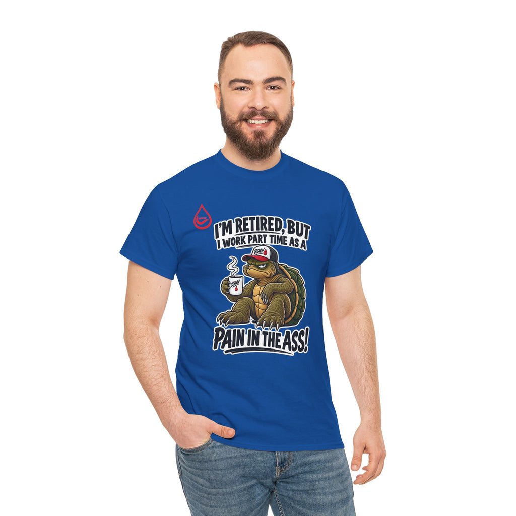 BS WETWEAR PROFESSIONAL RETIRED TROUBLEMAKER TURTLE T-SHIRT