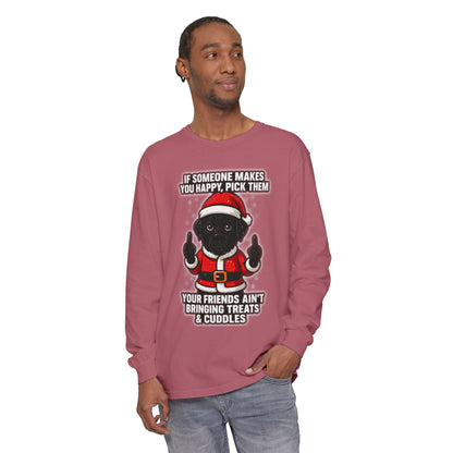 BS WETWEAR  SANTA PAWS: WET, WILD & NAUGHTY LONG SLEEVE T-SHIRT