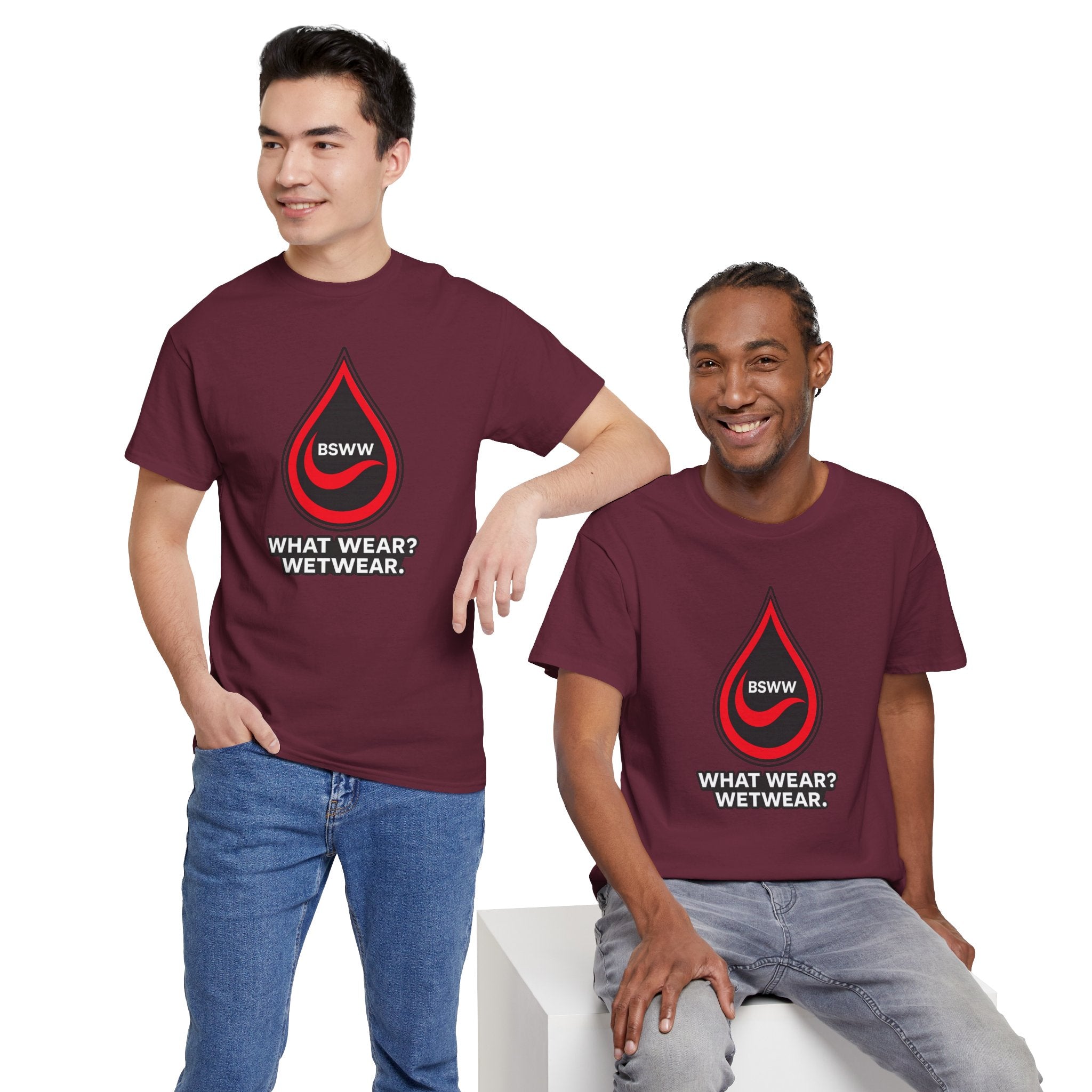 BS WETWEAR RED DROP T-SHIRT