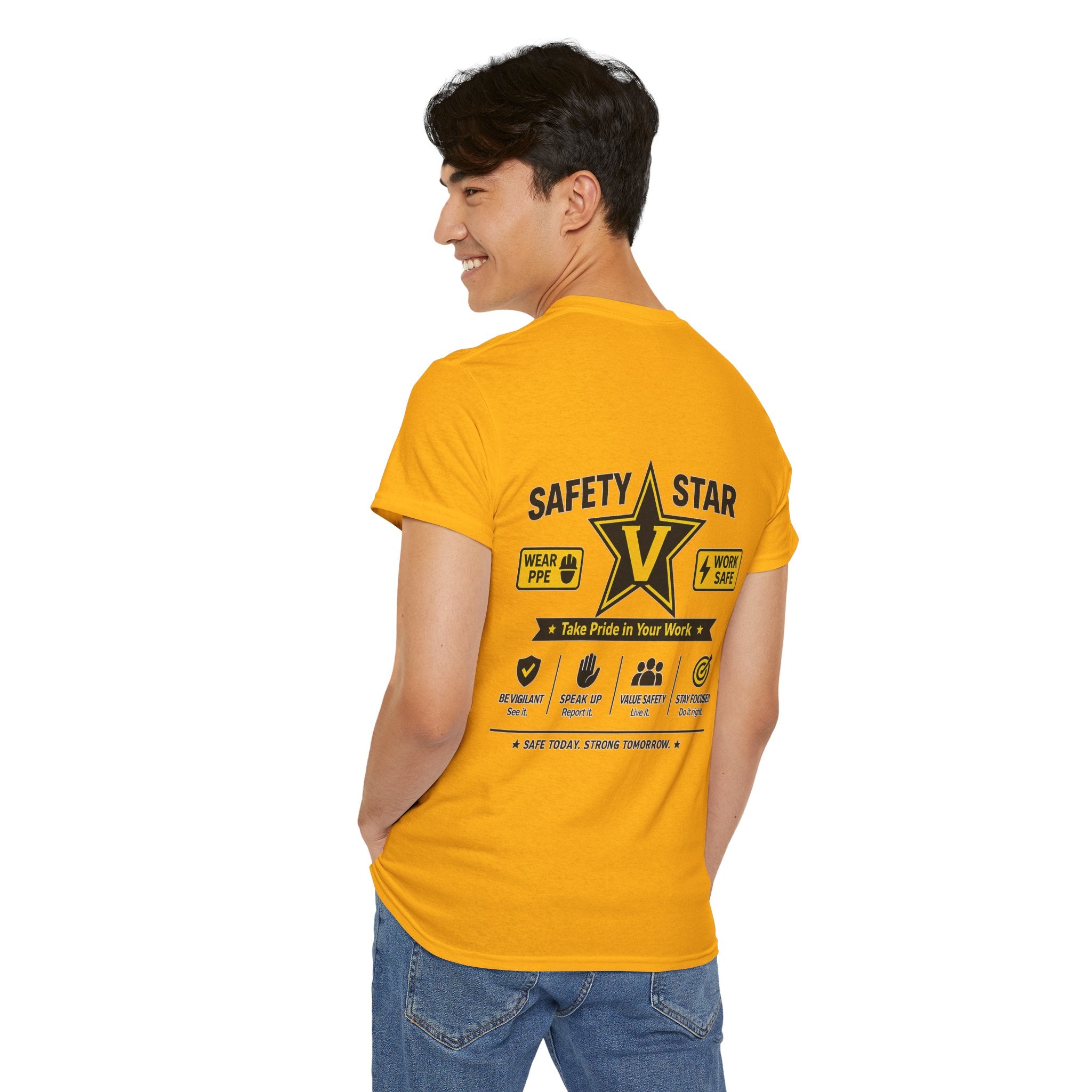 BS WETWEAR SAFETY STAR V T-SHIRT