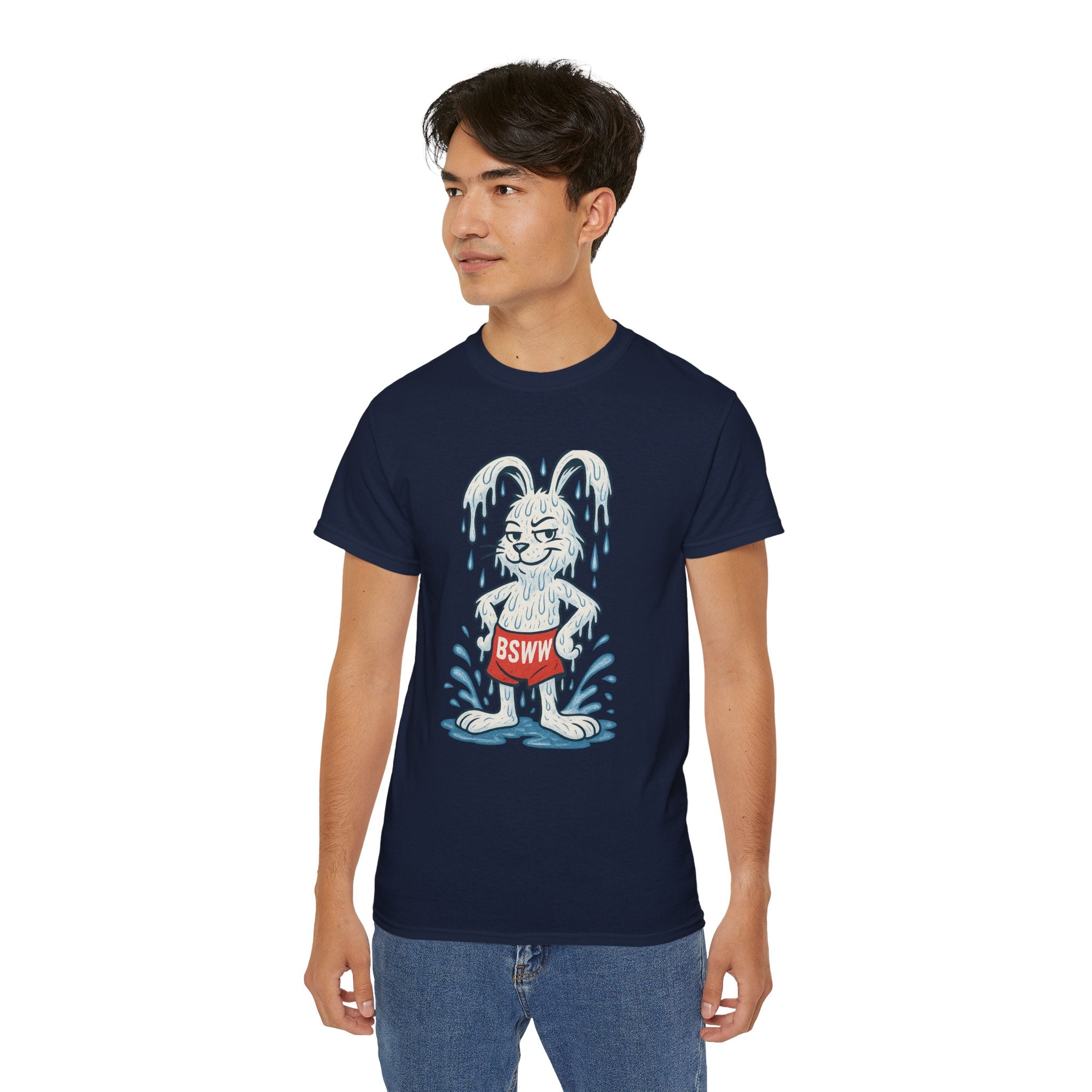 BS WETWEAR WET RABBIT – DRENCHED, DRIPPY, AND DOWNRIGHT LEGENDARY T-SHIRT