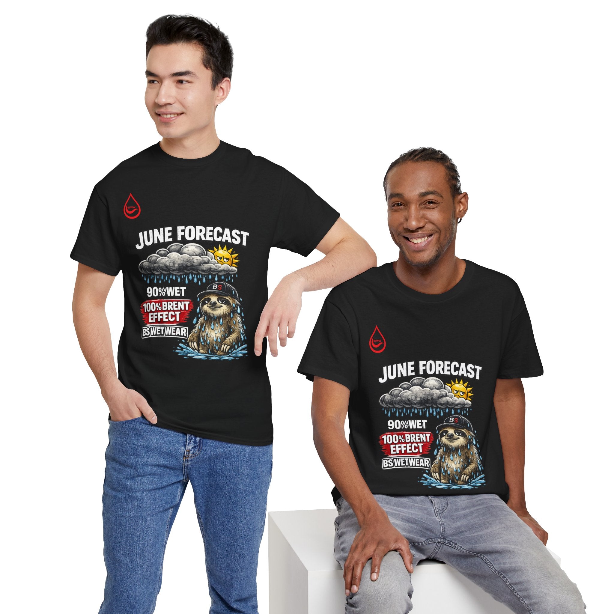 BS WETWEAR BRENT EFFECT WEATHER REPORT T-SHIRT