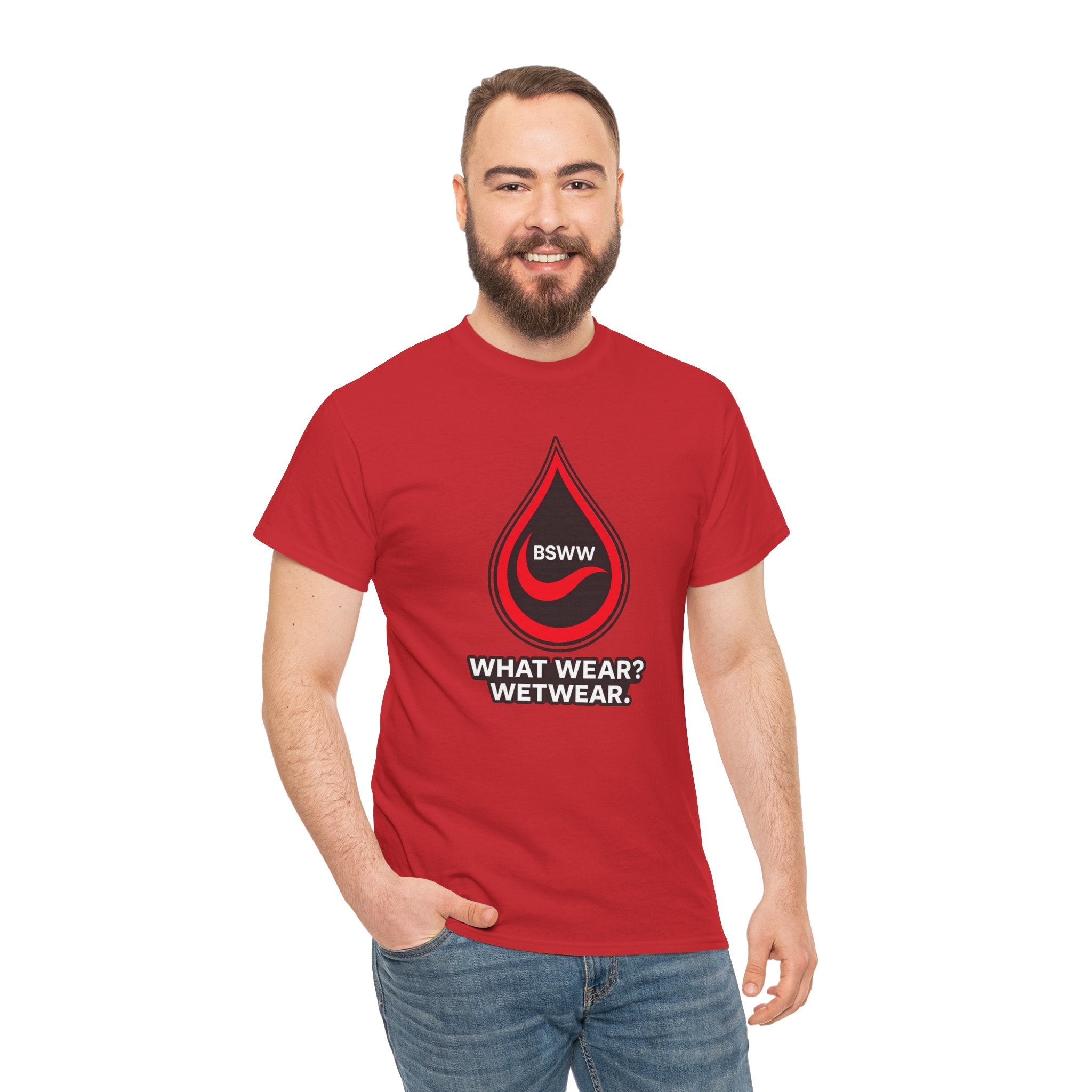 BS WETWEAR RED DROP T-SHIRT