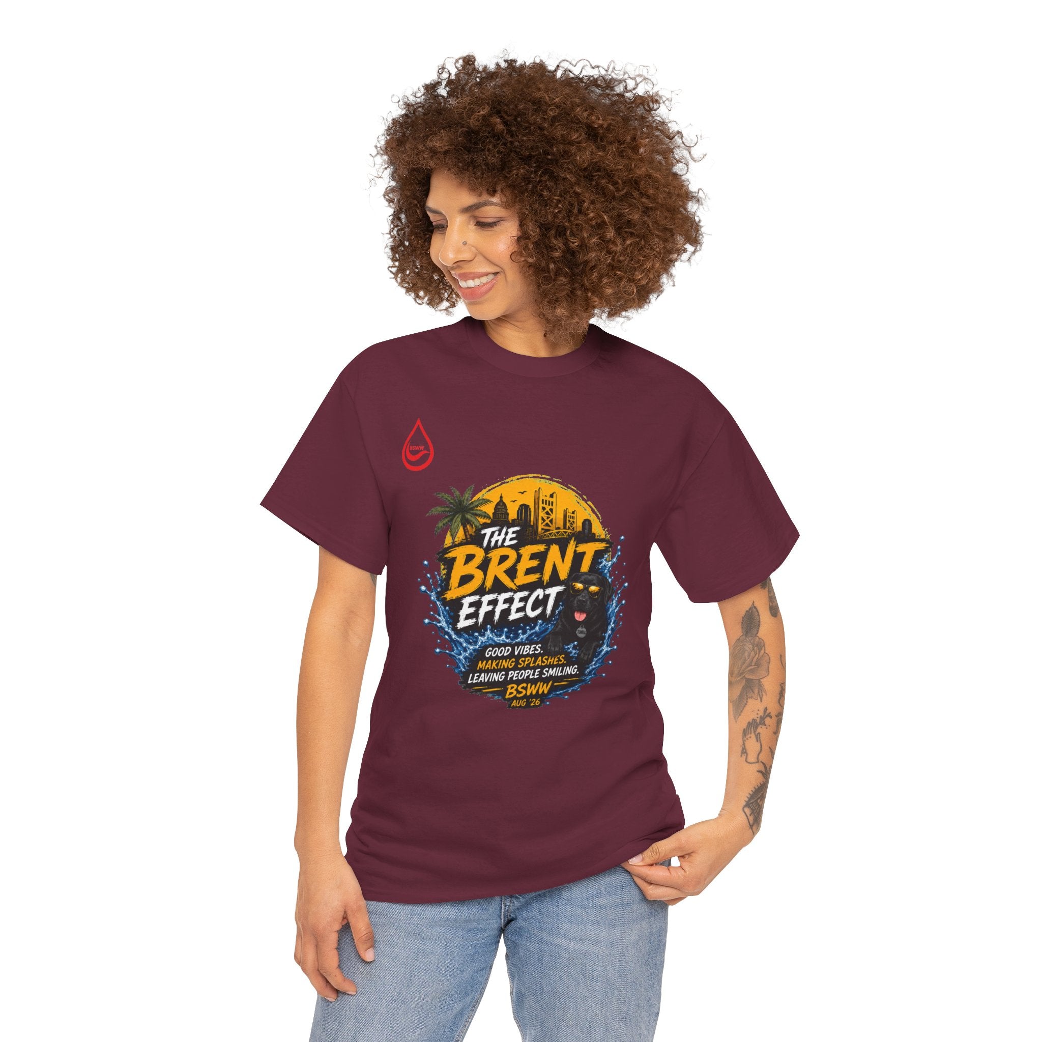 BS WETWEAR THE BRENT EFFECT LEGENDARY VIBES T-SHIRT