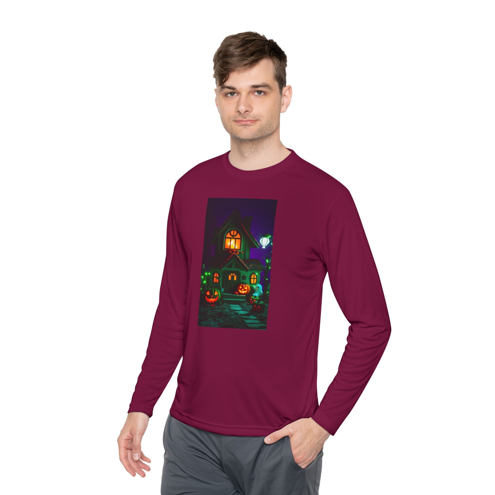 BS WETWEAR HAUNTED HOUSE LONGSLEEVE T-SHIRT