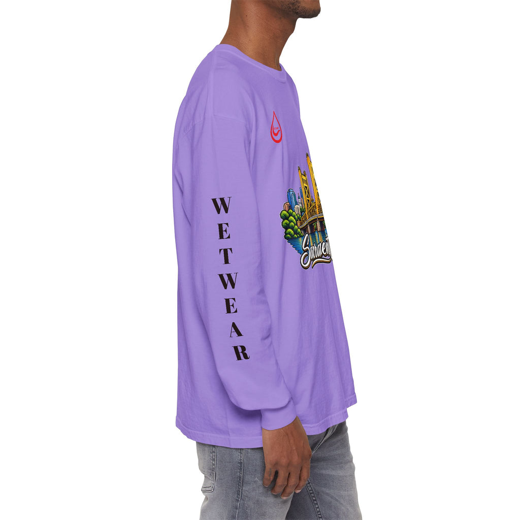 BS WETWEAR SACRAMENTO 916 CITY VIBES LONG SLEEVE T-SHIRT