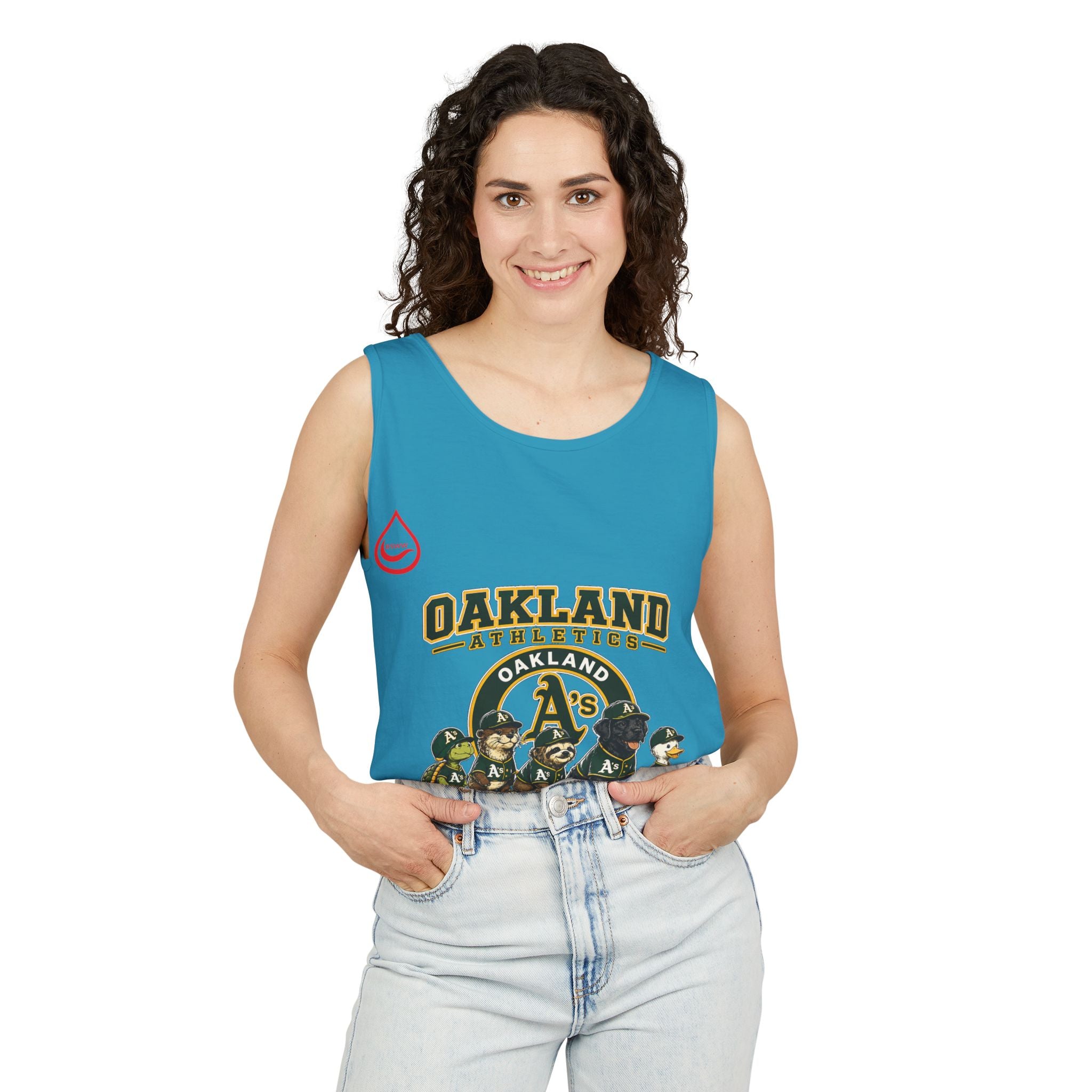 BS WETWEAR FOREVER GREEN AND GOLD TANK