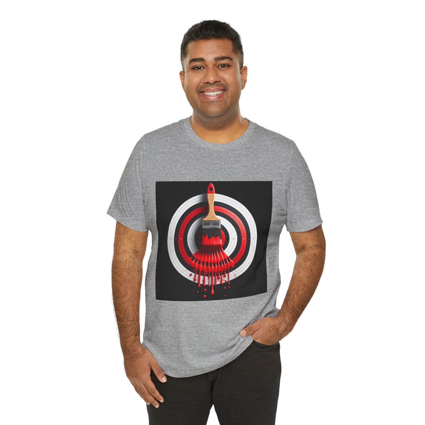 BS WETWEAR WET BULLSEYE PAINT BRUSH T-SHIRT