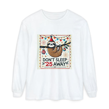 BS WETWEAR STAY AWAKE SLOTH  LONGSLEEVE T-SHIRT