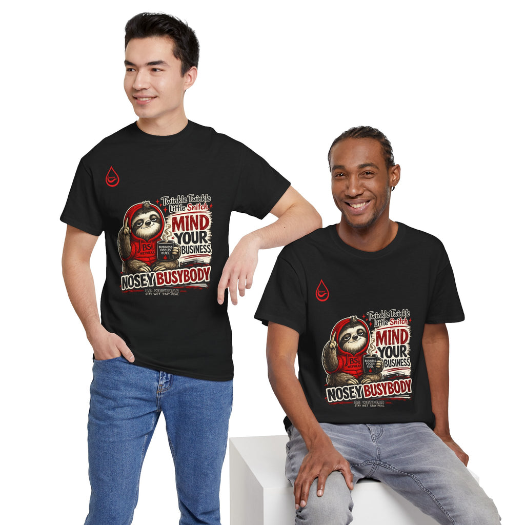 BS WETWEAR COFFEE FIRST GOSSIP NEVER T-SHIRT (PG)