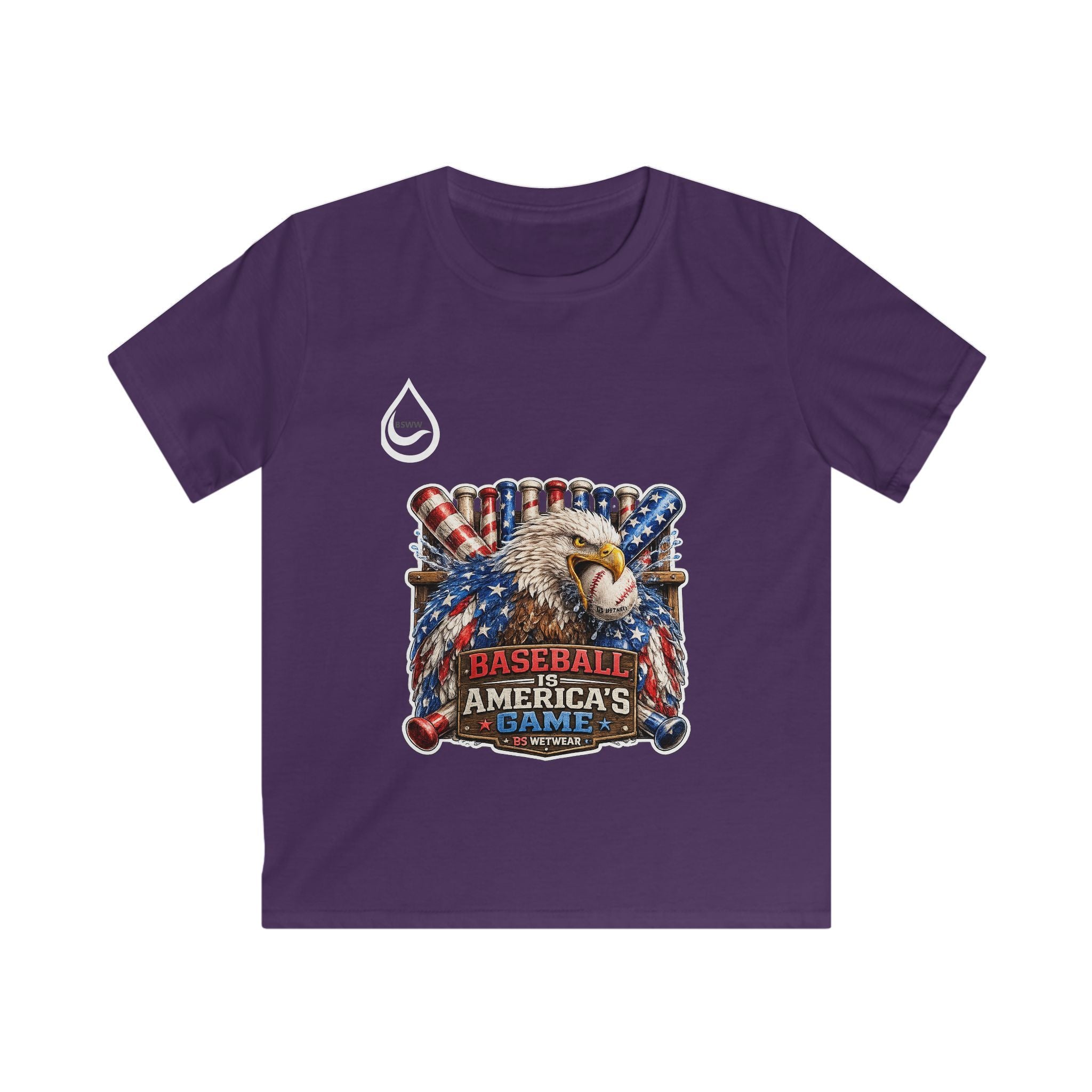 KIIDS BS WETWEAR AMERICA’S PASTIME T-SHIRT