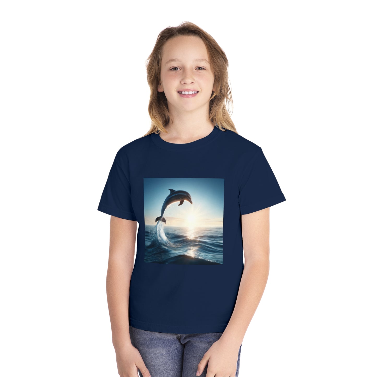 KIDS WET DOLPHIN TEE