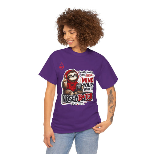 BS WETWEAR COFFEE FIRST GOSSIP NEVER T-SHIRT