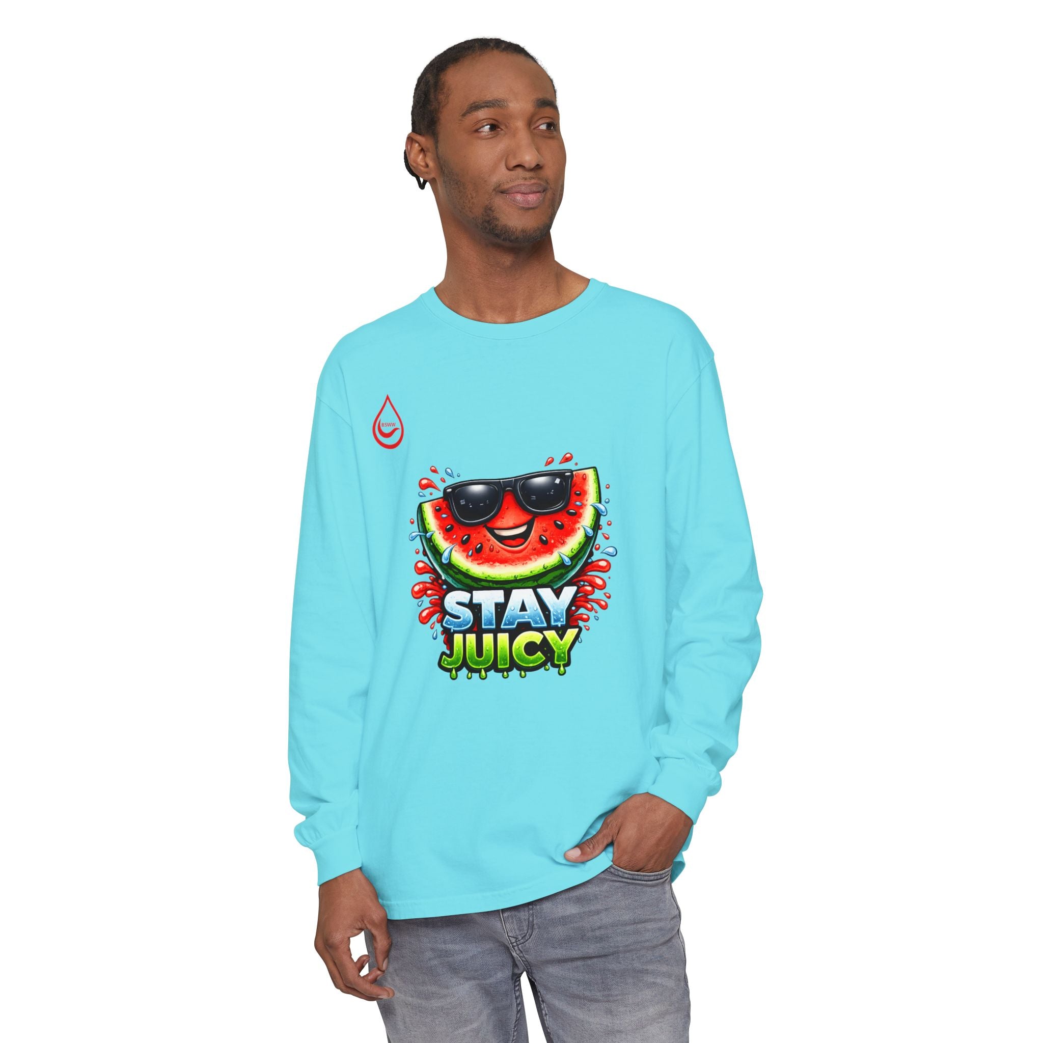 BS WETWEAR STAY JUICY LONG SLEEVE T-SHIRT