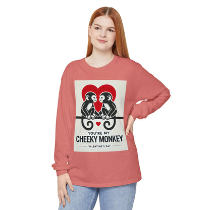 BS WETWEAR DUO MONKEY VDAY LONG SLEEVE T-SHIRT