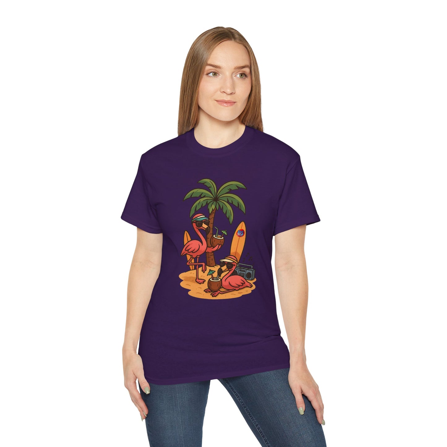 BS WETWEAR FLAMINGO FIESTA MODE T-SHIRT