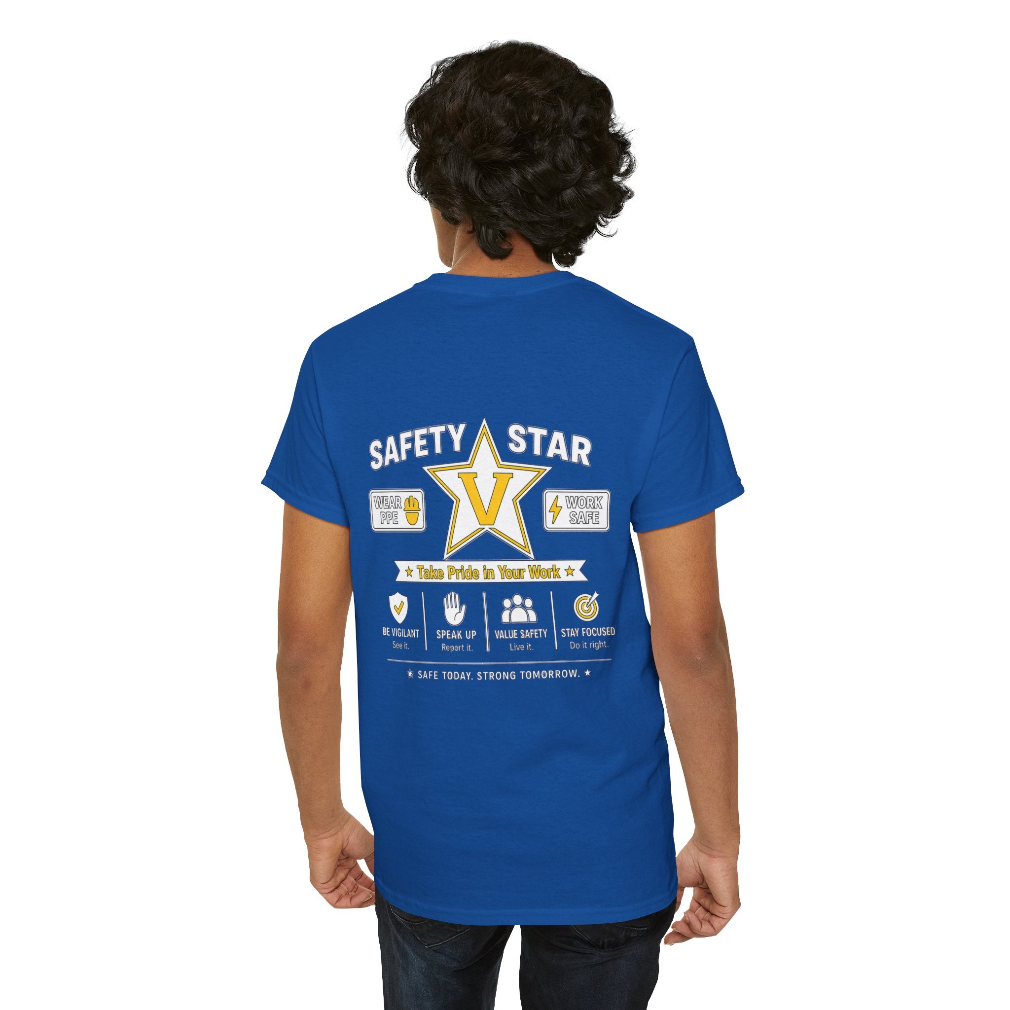 BS WETWEAR SAFETY STAR V T-SHIRT
