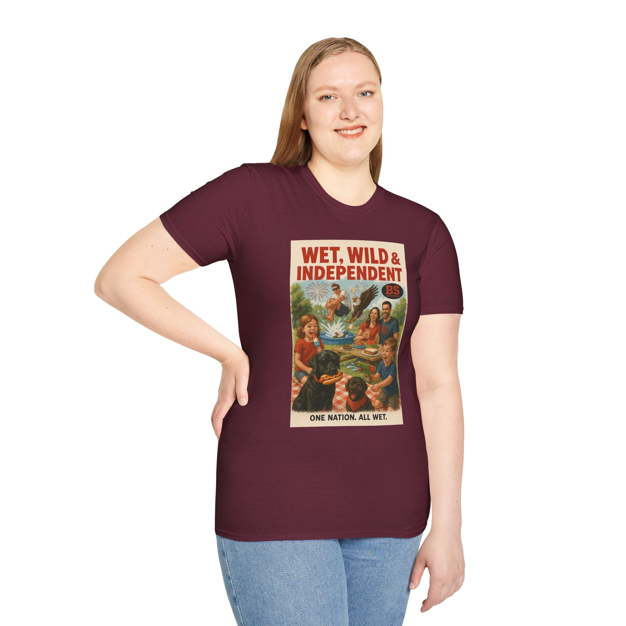 BS WETWEAR WET, WILD & INDEPENDENT T-SHIRT