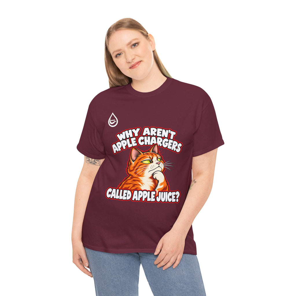 BS WETWEAR APPLE JUICE MAKES TOO MUCH SENSE T-SHIRT