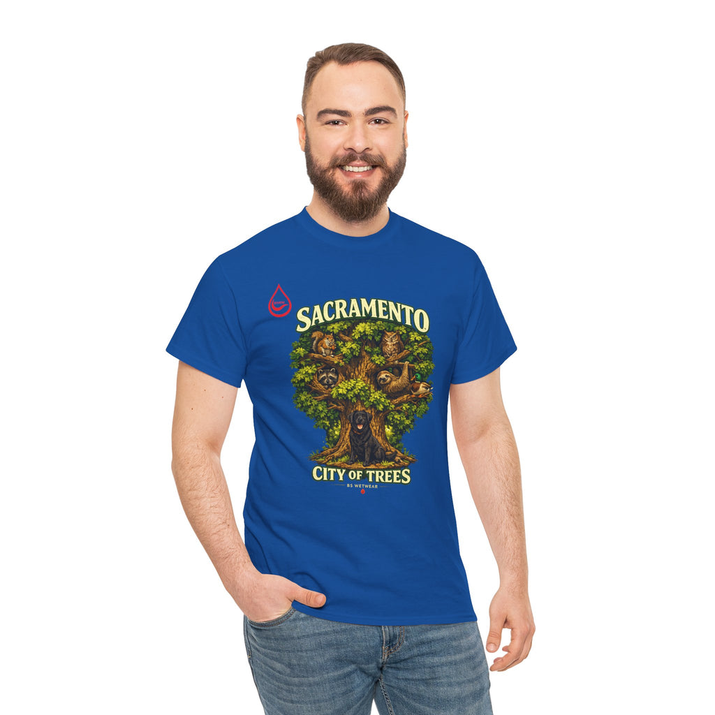 BS WETWEAR ROOTED IN SACRAMENTO T-SHIRT