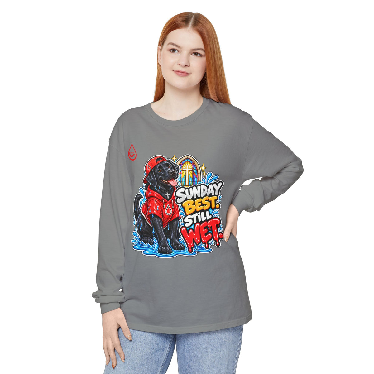 BS WETWEAR SUNDAY SERVICE SPLASH SQUAD LONG SLEEVE T-SHIRT