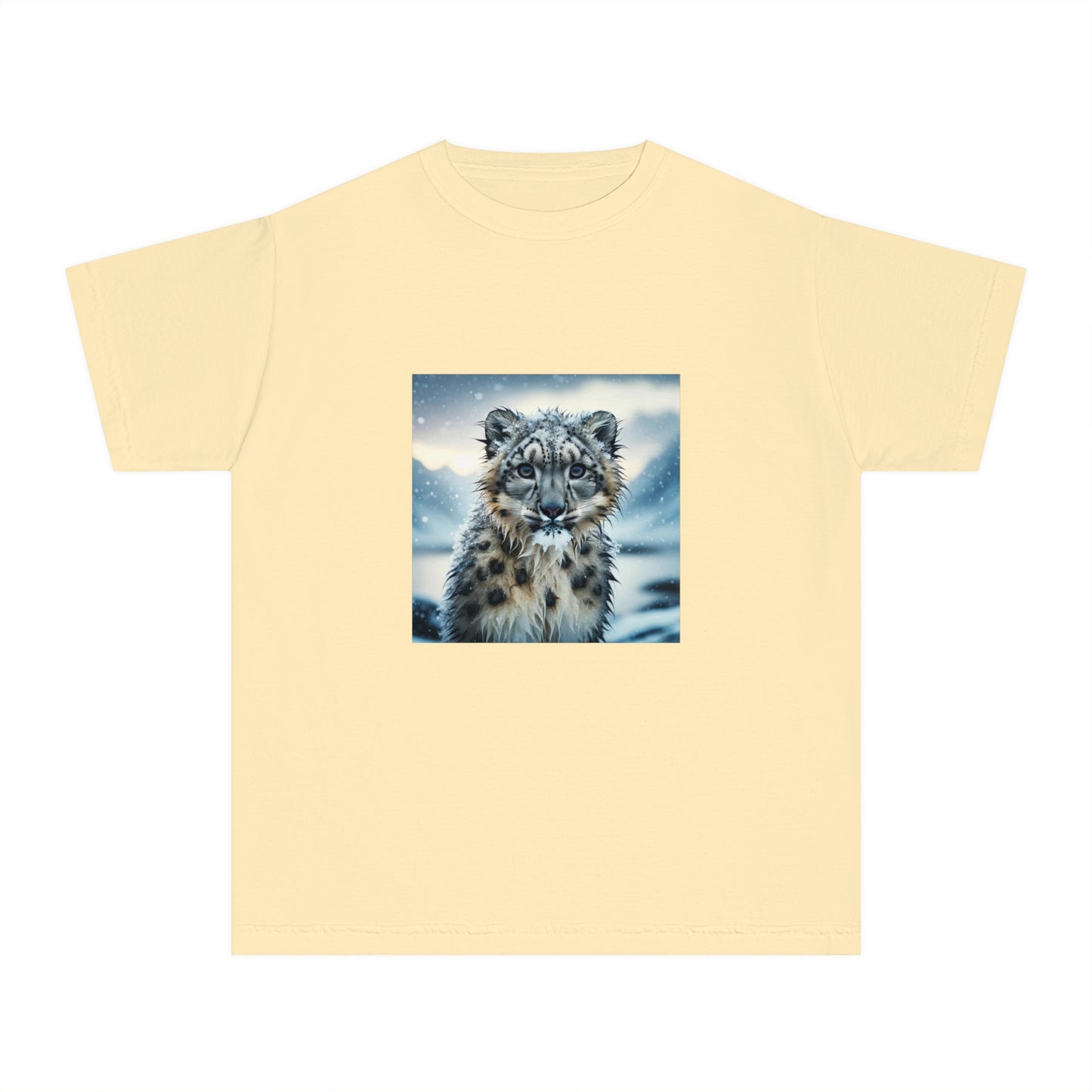 KIDS WET SNOW LEOPARD TEE