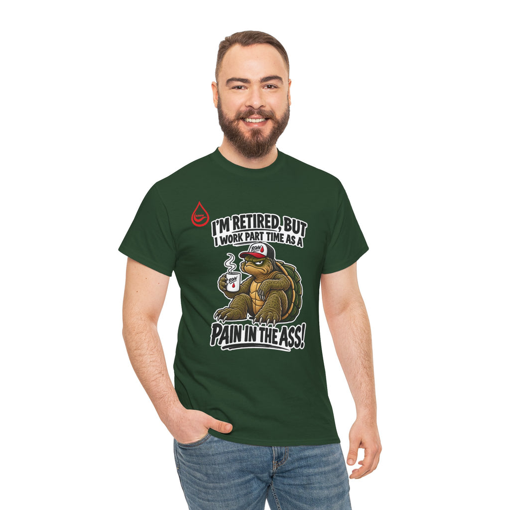 BS WETWEAR PROFESSIONAL RETIRED TROUBLEMAKER TURTLE T-SHIRT