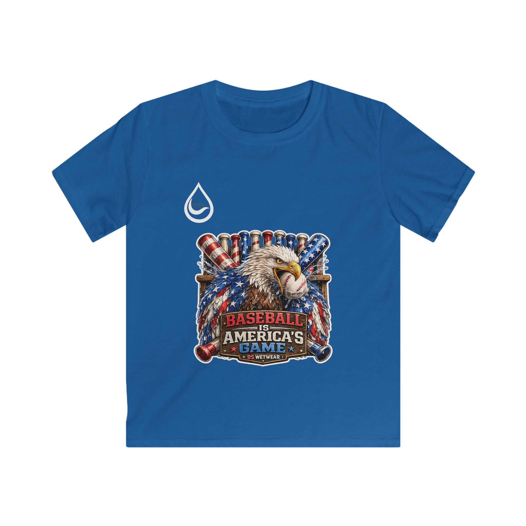 KIIDS BS WETWEAR AMERICA’S PASTIME T-SHIRT