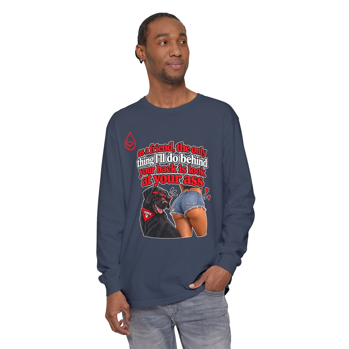 BS WETWEAR LABRADOR LOYALTY AND BOOTY APPRECIATION LONG SLEEVE T-SHIRT