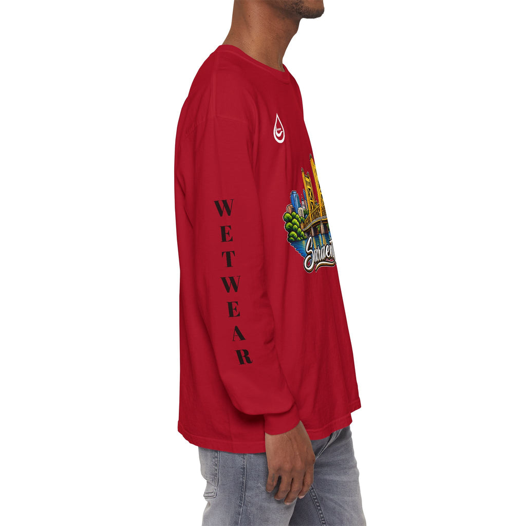 BS WETWEAR SACRAMENTO 916 CITY VIBES LONG SLEEVE T-SHIRT