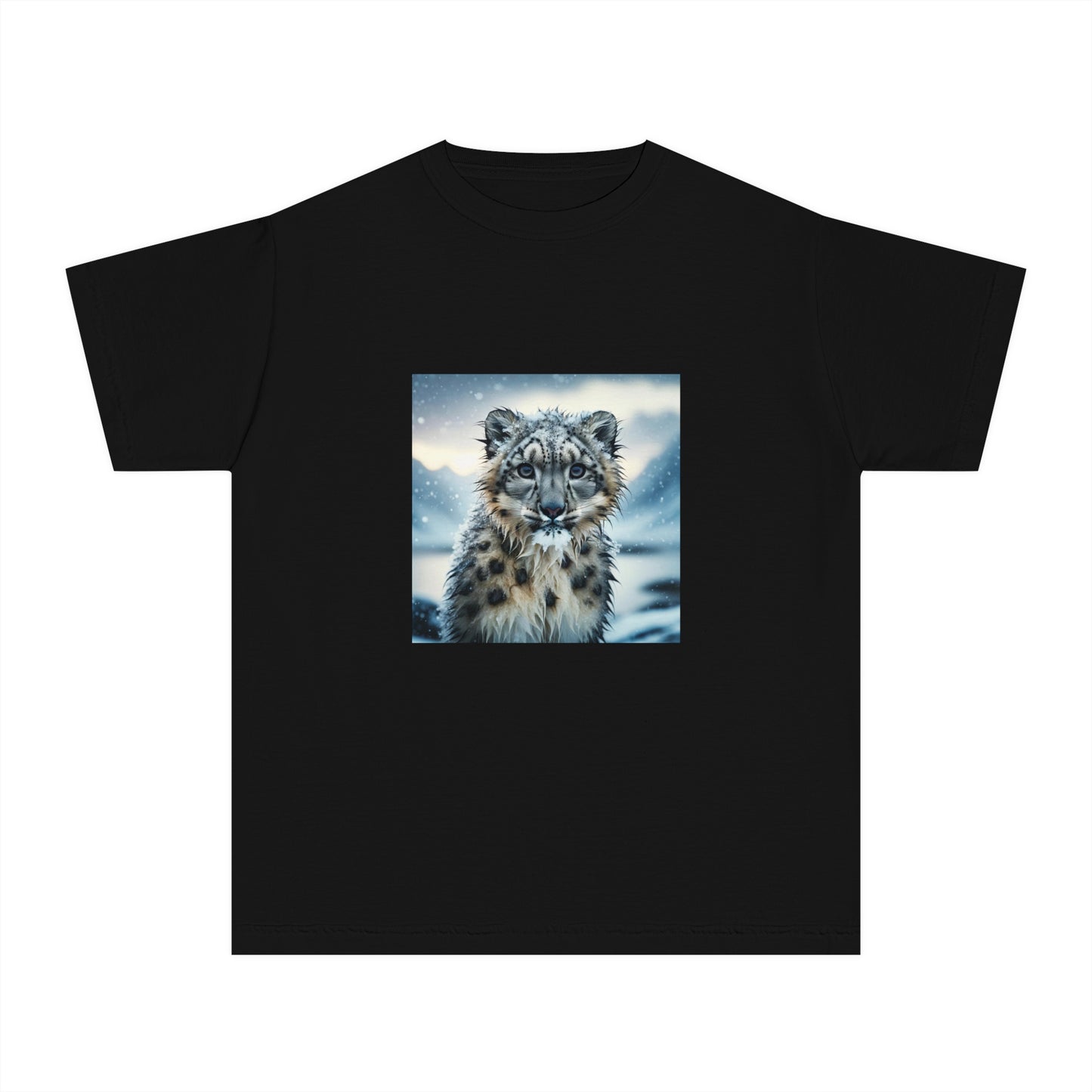 KIDS WET SNOW LEOPARD TEE