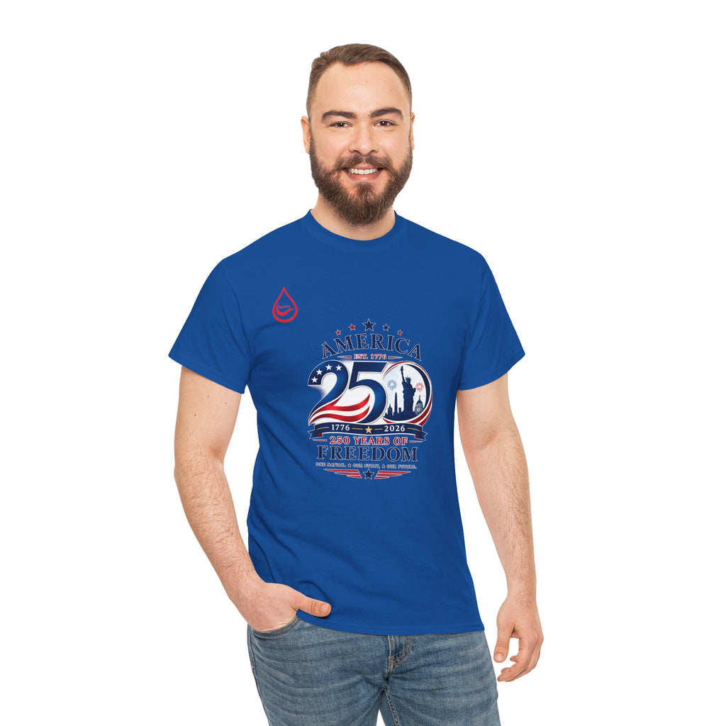 BS WETWEAR AMERICA 250 YEARS OF FREEDOM T-SHIRT