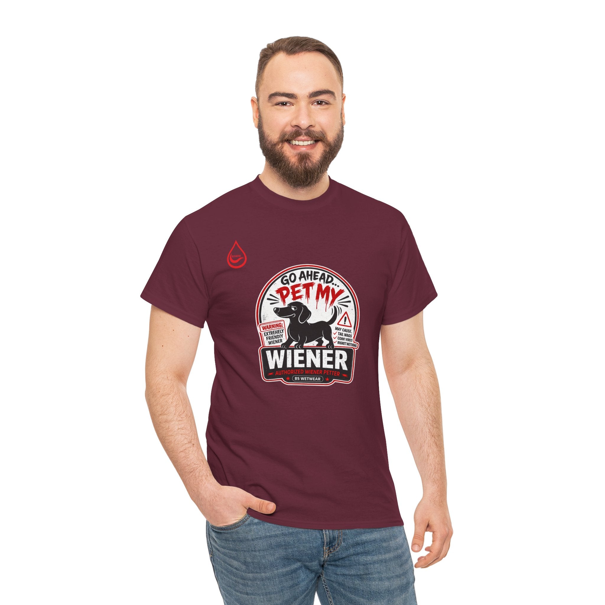 BS WETWEAR PET AT YOUR OWN RISK T-SHIRT