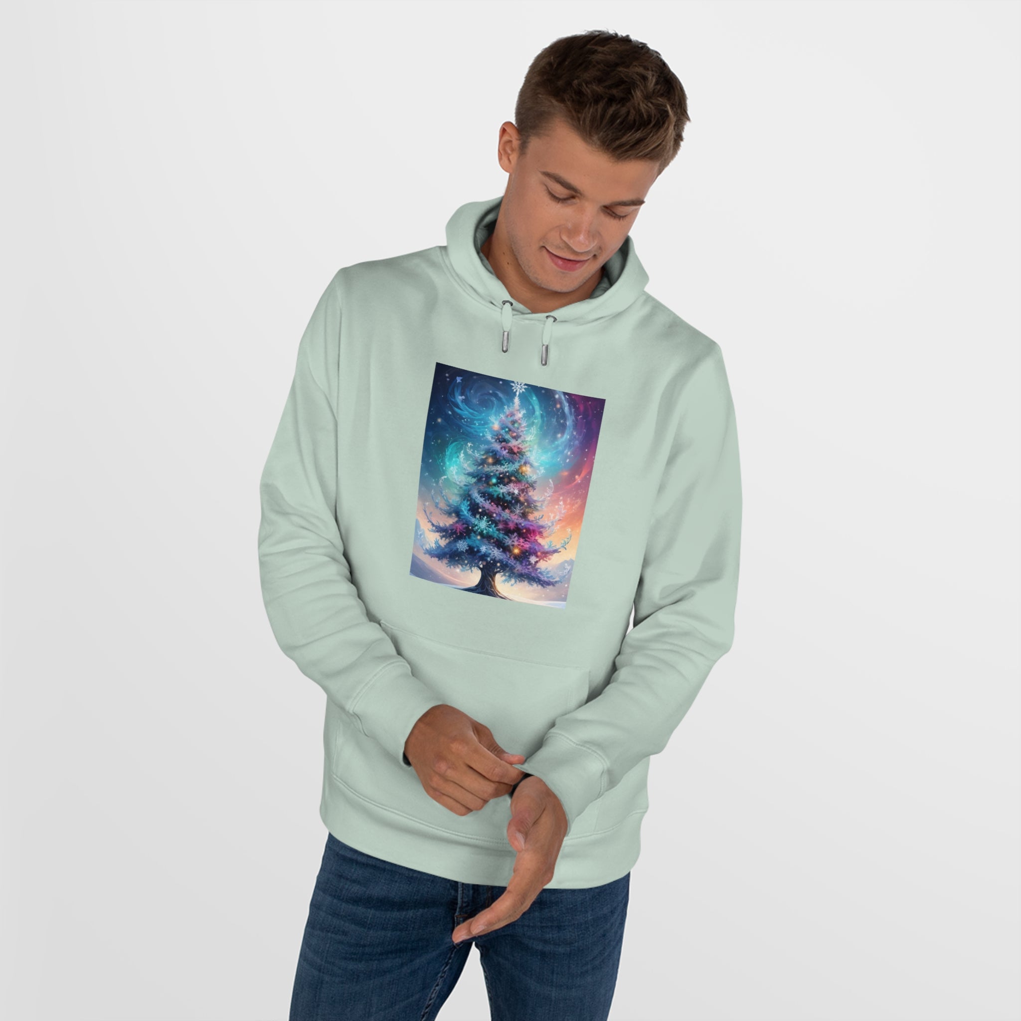 BS WETWEAR XMAS TREE IN SNOW HOODIE
