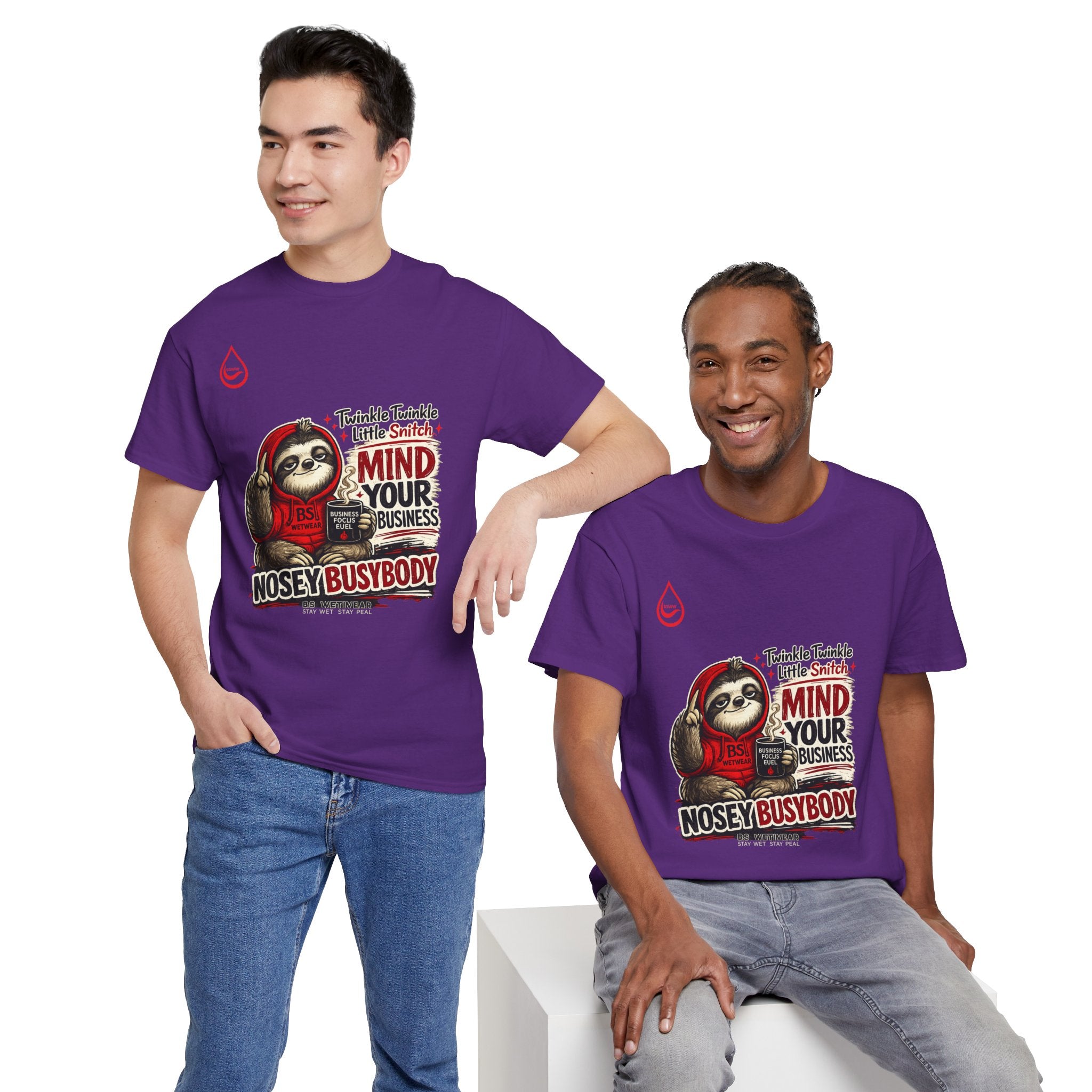 BS WETWEAR COFFEE FIRST GOSSIP NEVER T-SHIRT (PG)