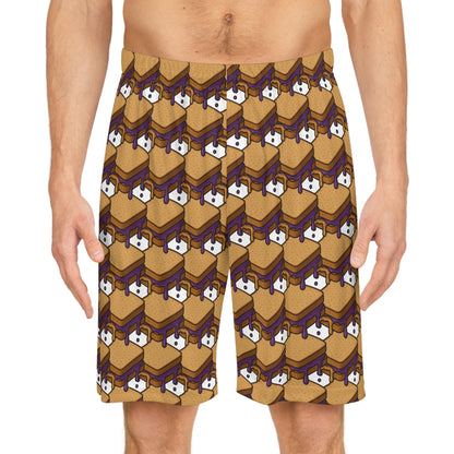 BS WETWEAR SNACK ATTACK: PB&J DRIP SHORTS