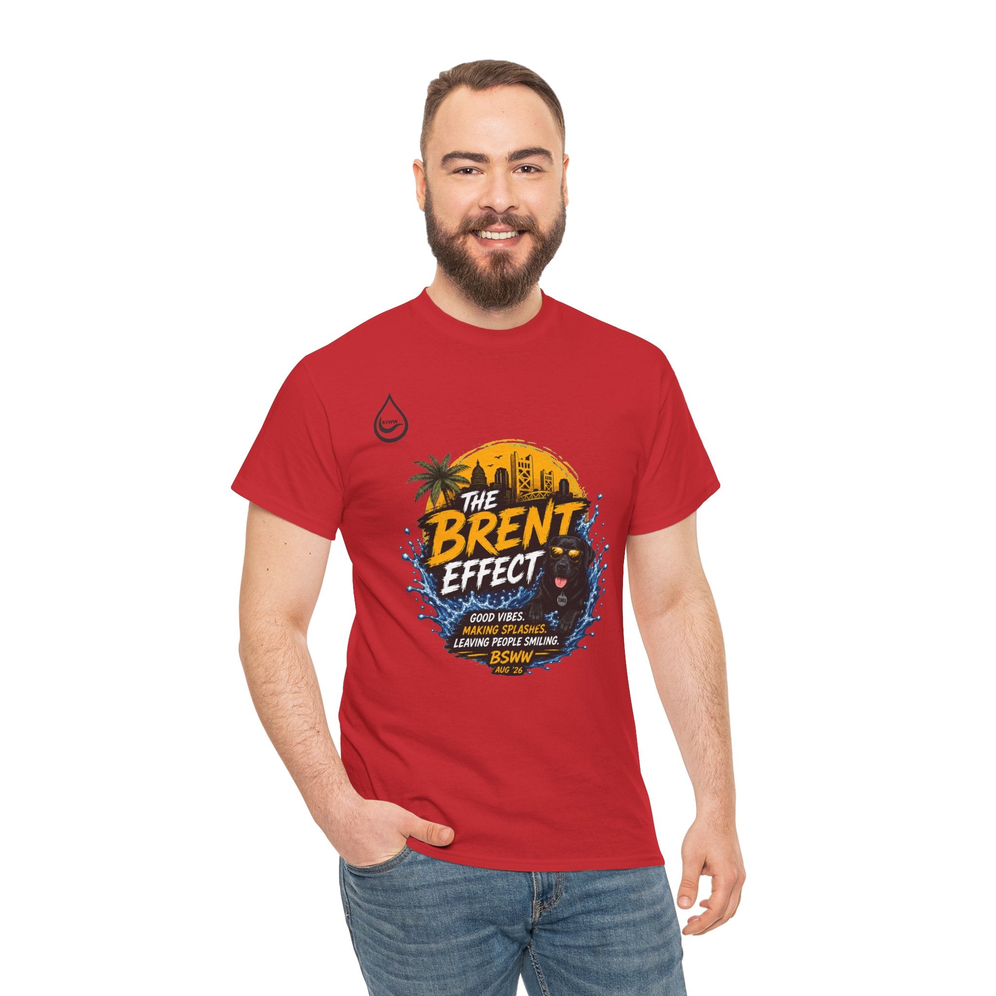 BS WETWEAR THE BRENT EFFECT LEGENDARY VIBES T-SHIRT