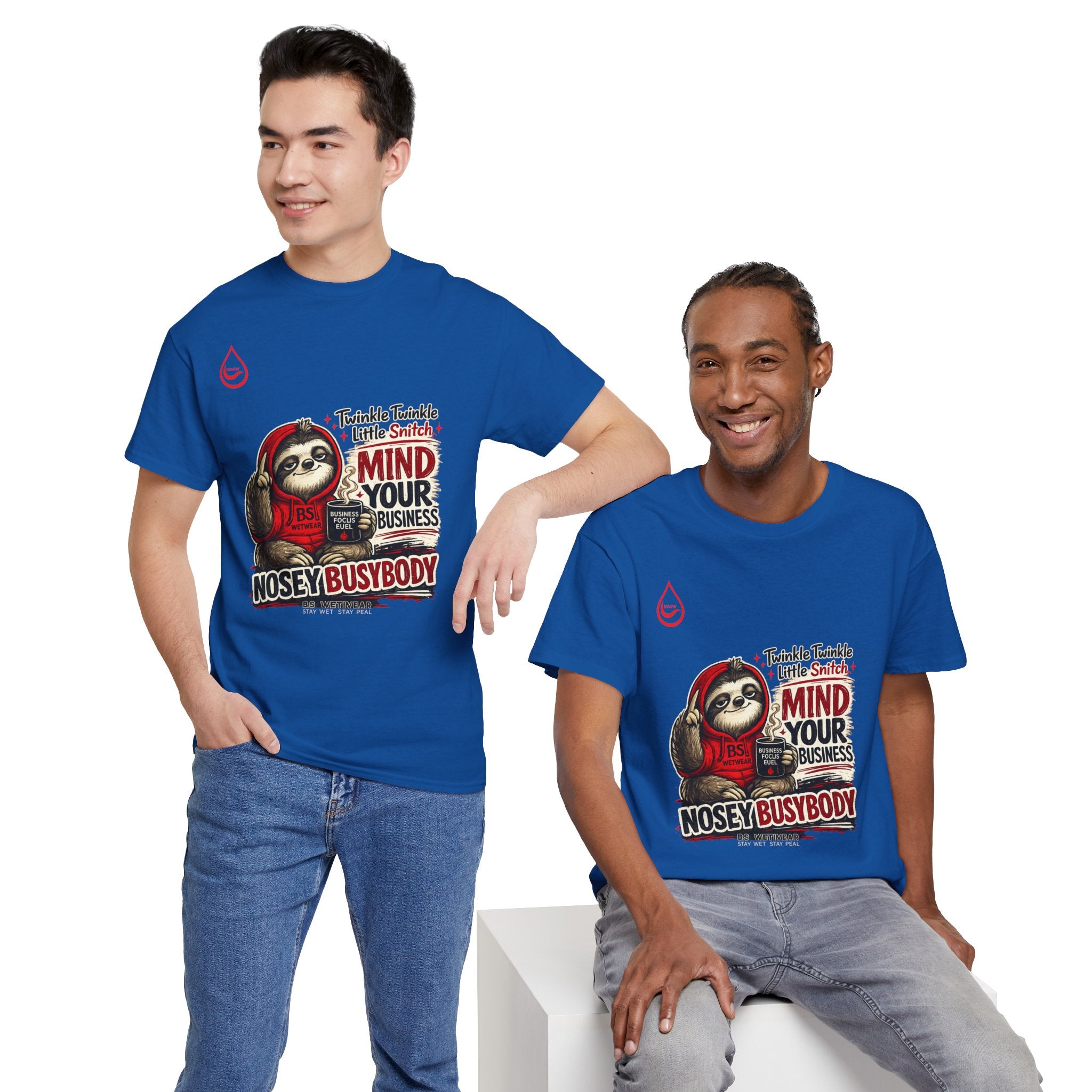 BS WETWEAR COFFEE FIRST GOSSIP NEVER T-SHIRT (PG)